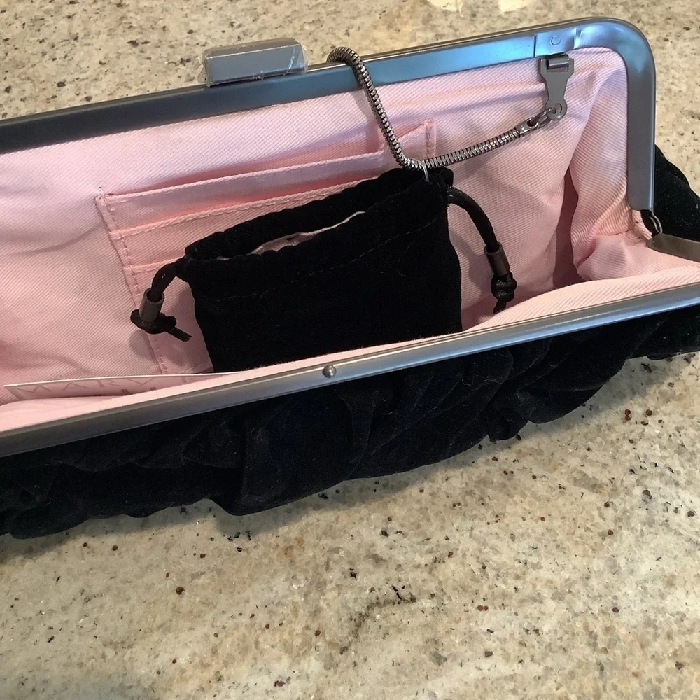 New Black Velvet Clutch by Mary Kay + Mirror